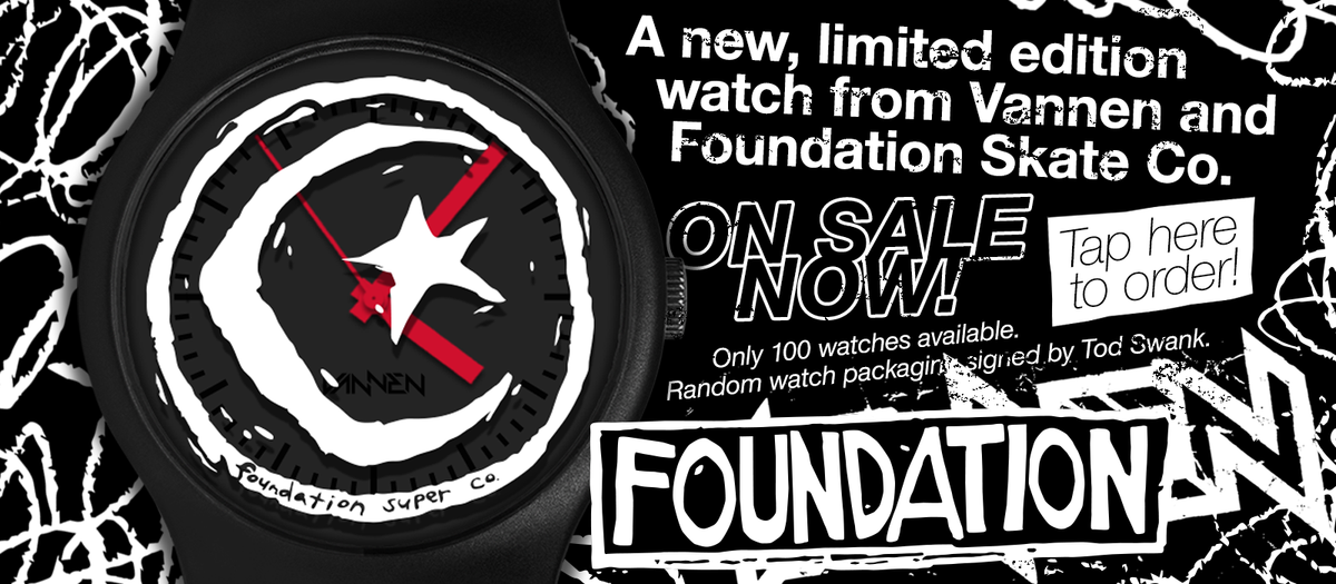 Limited edition Foundation x Vannen watch