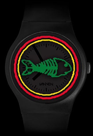 Limited edition FISHBONE Vannen Artist Watch