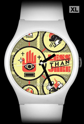 Limited edition Less Than Jake "Sound The Alarm" (White) Vannen Artist Watch