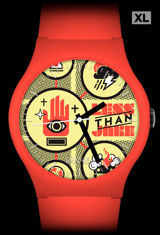 Limited Edition Less Than Jake red Sound the Alarm Vannen Watch