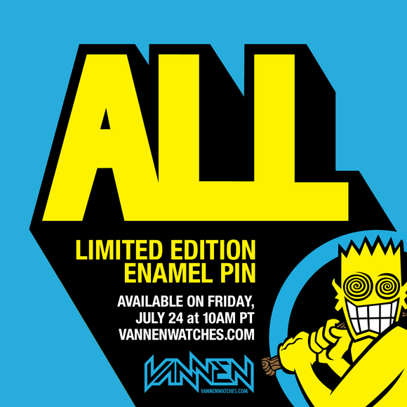 Coming Soon: Limited edition ALL enamel pin (July 24)
