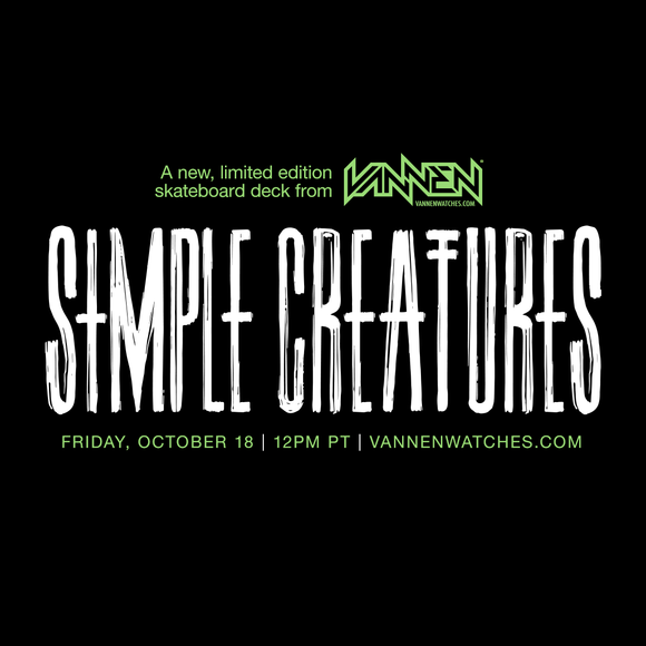 Limited edition Simple Creatures Skateboard Decks on sale Friday, October 18 at 12PM PT