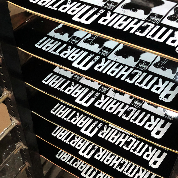 Limited edition Armchair Martian Skateboard Deck available now at VannenWatches.com