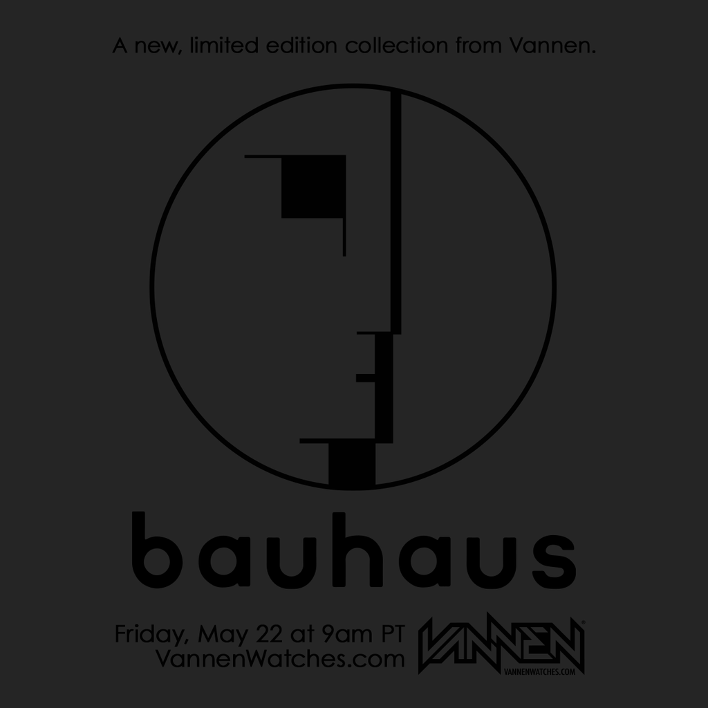Bauhaus x Vannen World Goth Day Collection Announcement 