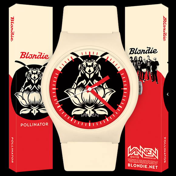 Limited Edition BLONDIE x Shepard Fairey POLLINATOR Vannen Artist Watch.