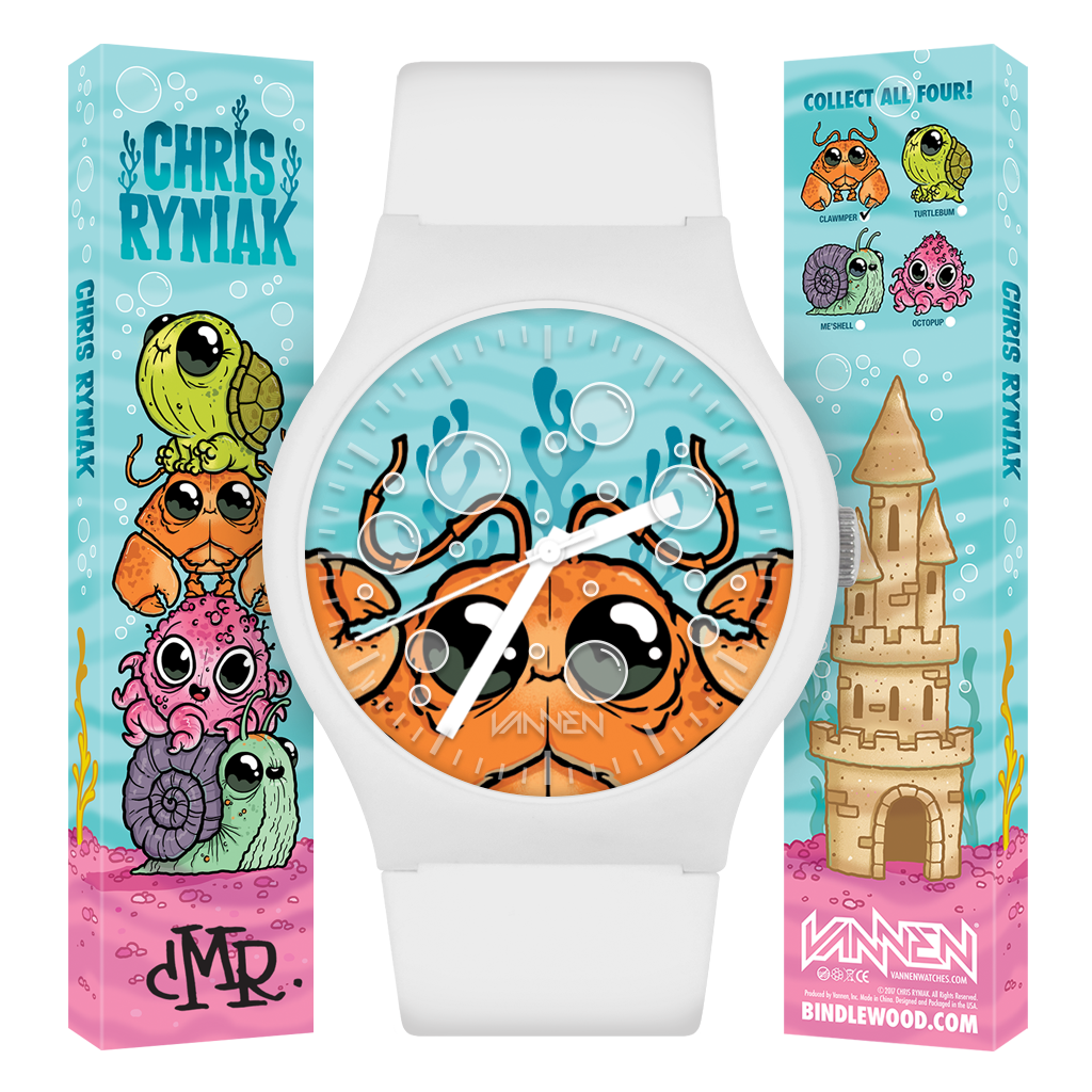 Chris Ryniak’s new, limited edition ‘Clawmper’ Vannen Artist Watch now available for purchase at VannenWatches.com