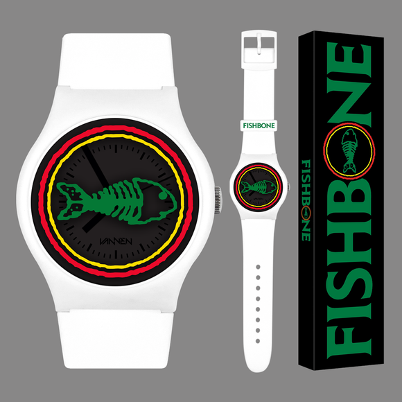 On Sale Now: Limited Edition Fishbone White Variant Vannen Artist Watch