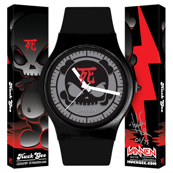 Limited Edition Huck Gee Black "Blank" Vannen Artist Watch on Sale Now!