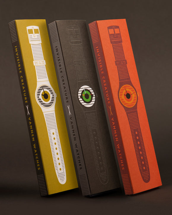 Limited edition Invisible Creature x Vannen watches on sale now at InvisibleCreature.com