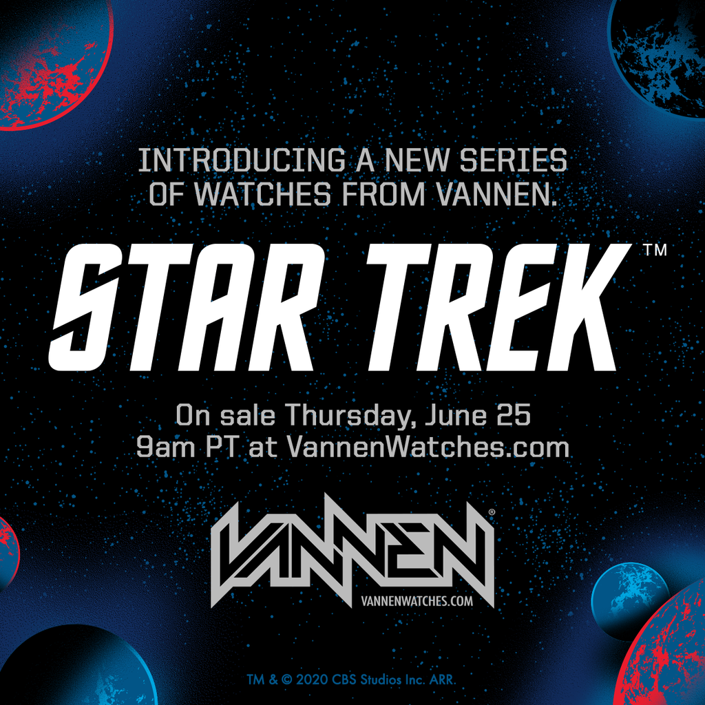 Announcement: limited edition Star Trek watches from Vannen