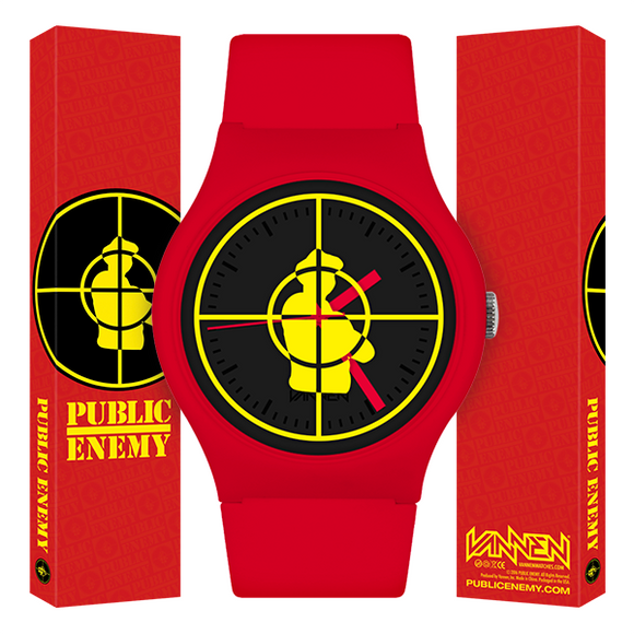 Public Enemy Limited Edition "Red Alert" Vannen Artist Watch Now Available for Pre-Order.