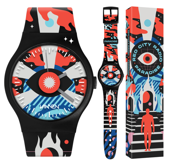On sale now: Limited edition Red City Radio "Paradise" Vannen watch