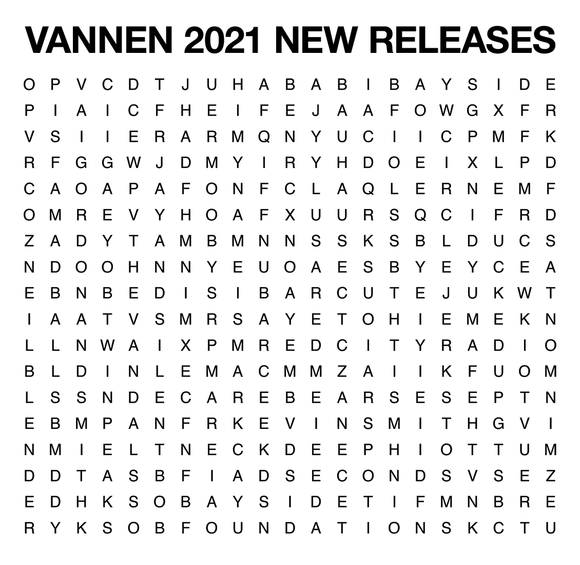 Upcoming Vannen 2021 Releases