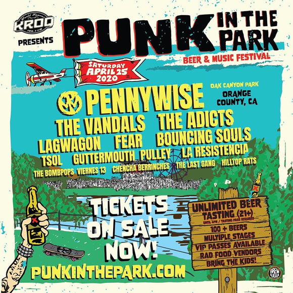 KROQ presents Punk in the Park Music Festival (Saturday, April 25th)