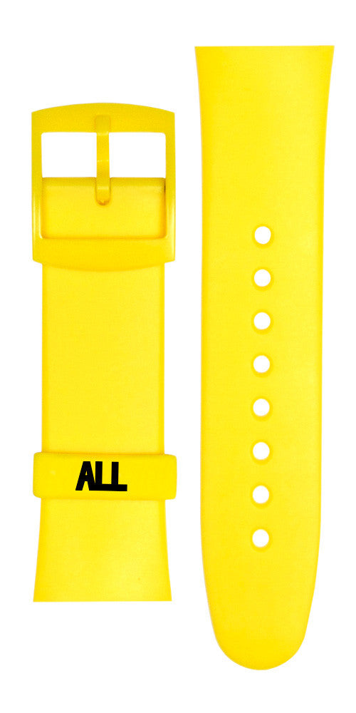 ALL "Allroy" Yellow Watch Replacement Strap Set