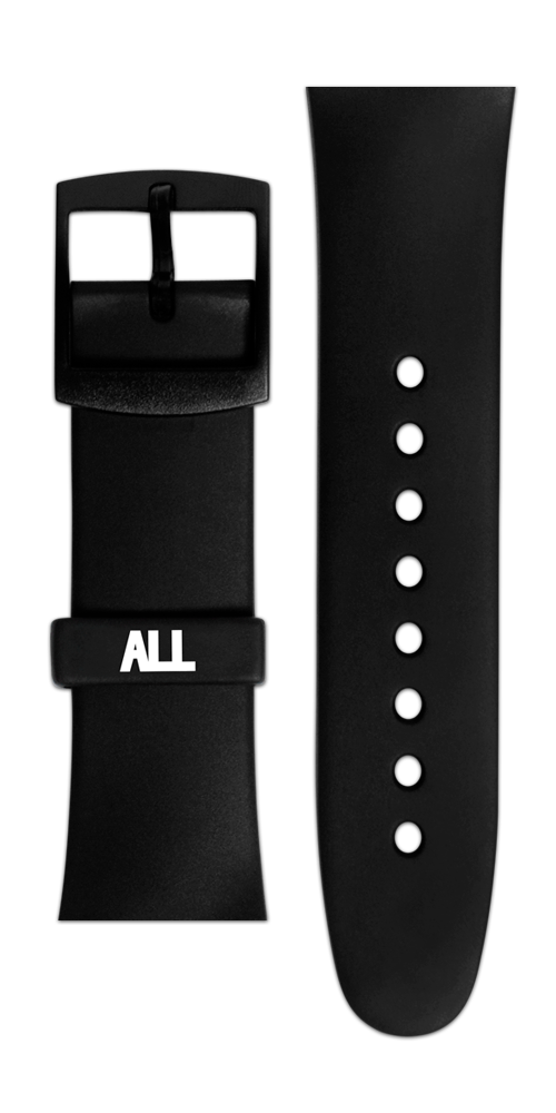ALL "Allroy" Black Watch Replacement Strap Set