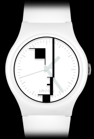 Limited edition Bauhaus (white) Vannen watch