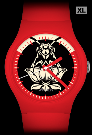 Limited edition Blondie Pollinator Red Variant Vannen Artist Watch
