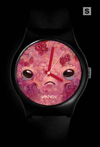 Super-limited edition Chris Ryniak 'The Order of Things' black variant Vannen Artist Watch