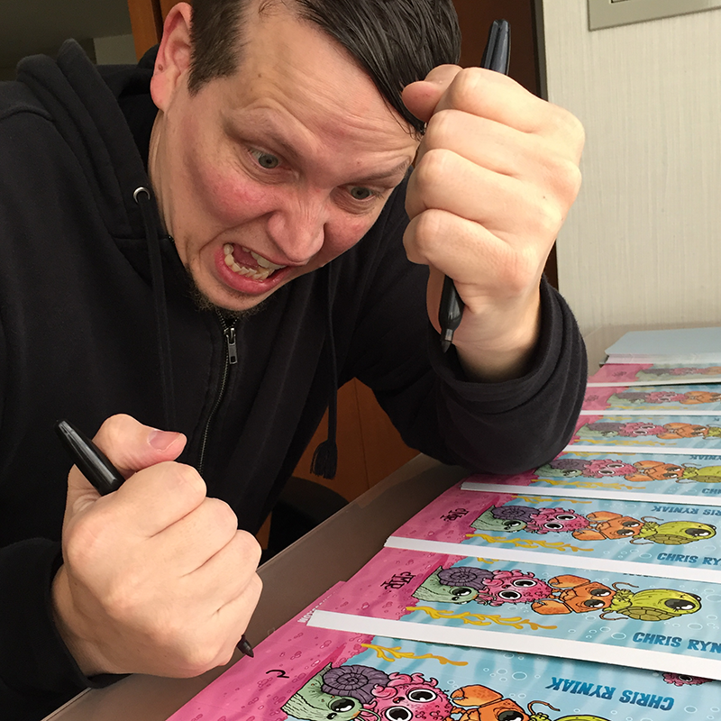 Chris Ryniak Ferret Chris Ryniak's limited edition Me'Shell Vannen Artist Watch - Vannen, Inc.