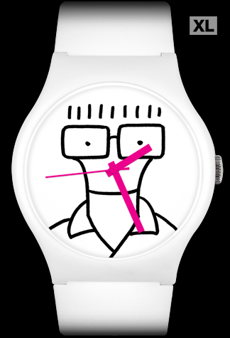 Limited edition Descendents 'Time to Rock' (pink) Vannen Artist Watch