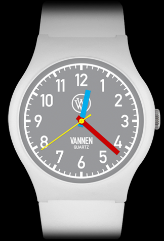 Vannen Matte Clear Quartz Watch