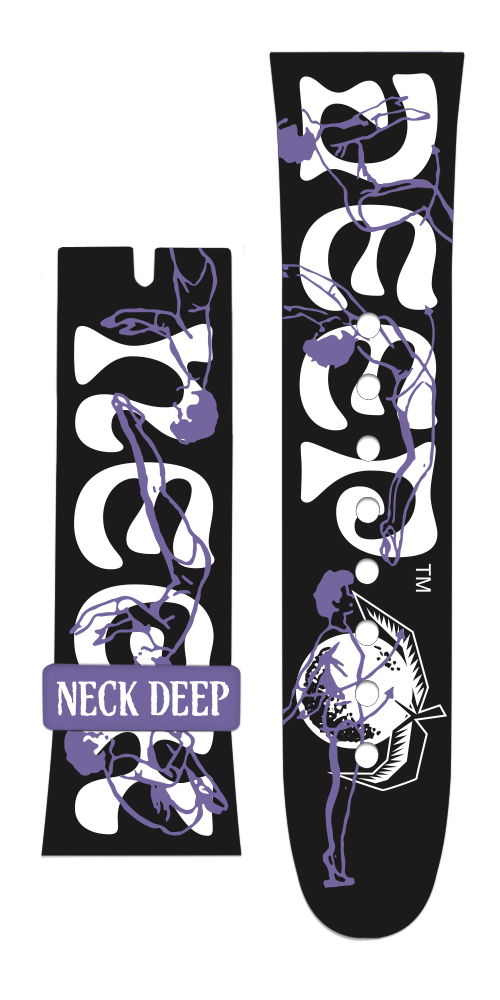 Neck Deep x Vannen watch variant straps