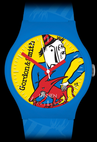 Limited edition Neil Blender Blue "Rocking Dog" Vannen Watch