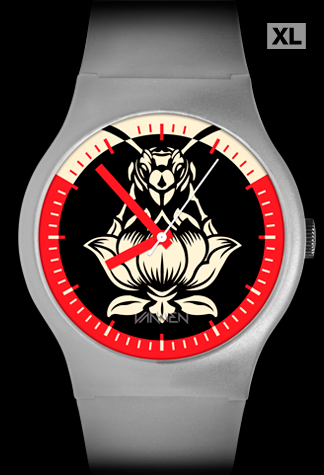 Limited edition Blondie Pollinator Matte Clear Variant Vannen Artist Watch
