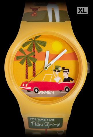 Limited edition SHAG 'Palm Springs' Vannen Artist Watch