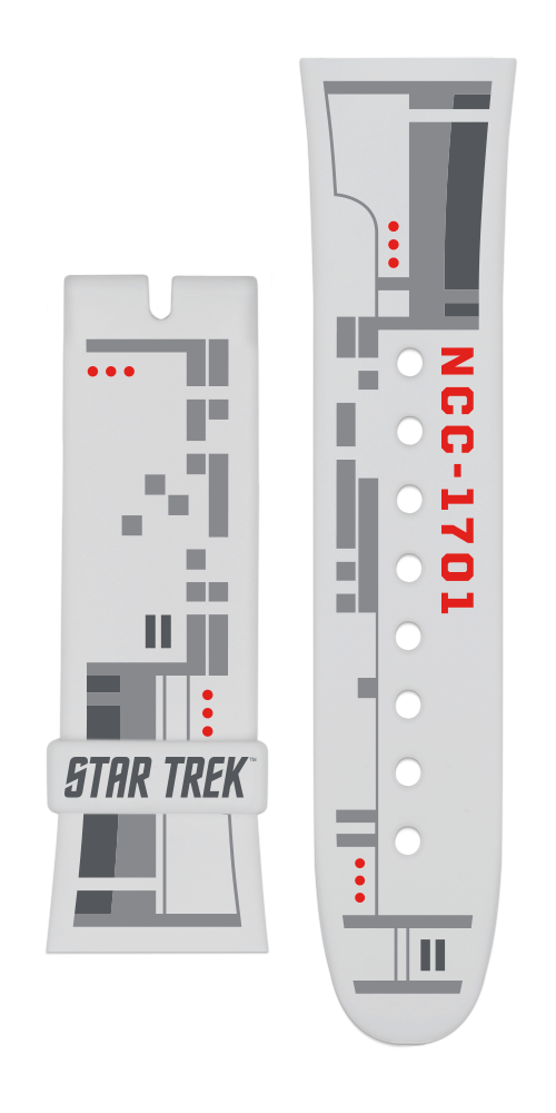 Vannen x Star Trek "USS Enterprise" matte clear strap set