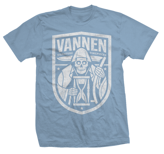 Vannen Artist Watches Sky Blue Heather 'Reaper' T-Shirt