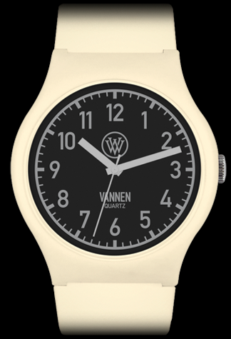 Limited Edition Vannen Quartz Matte Cream Watch