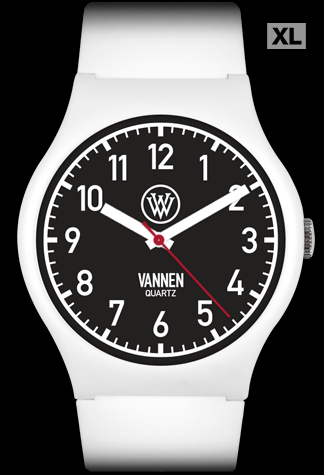 Matte White Limited Edition Vannen Quartz Watch Prototype