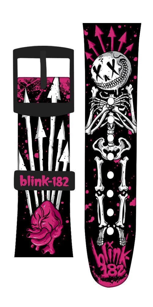Limited Edition Blink-182 Vannen Artist Watches Smiling Bones Strap Set