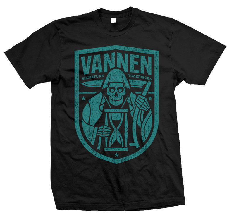 Vannen Watches Teal & Black Reaper T-Shirt