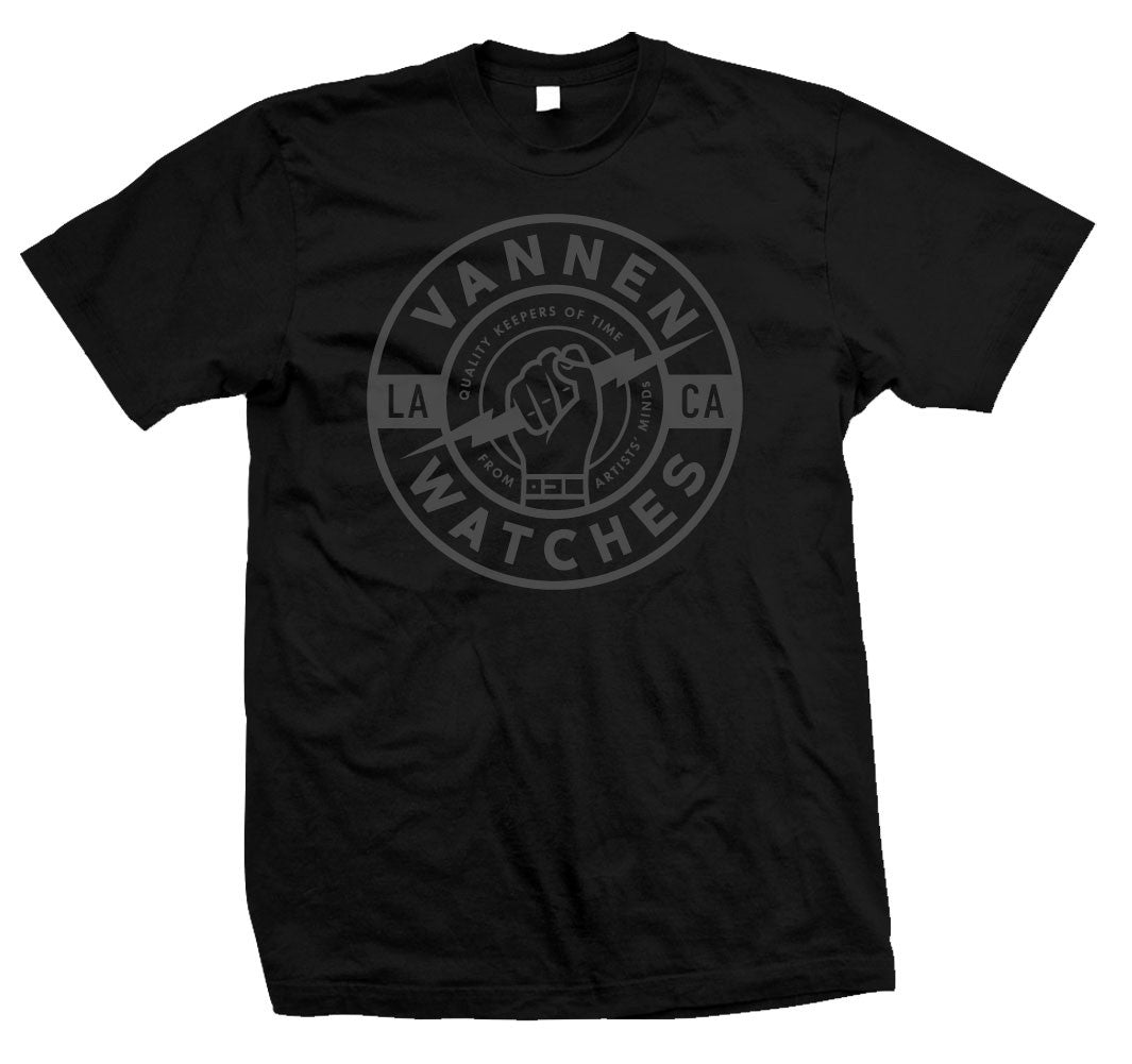 Limited edition Vannen Watches Black & Grey Keeper T-Shirt