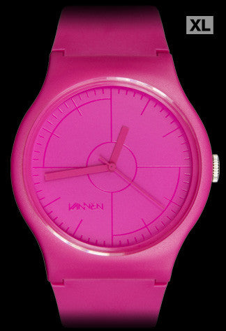 Limited edition CMYK Series Magenta Watch from Vannen Artist Watches