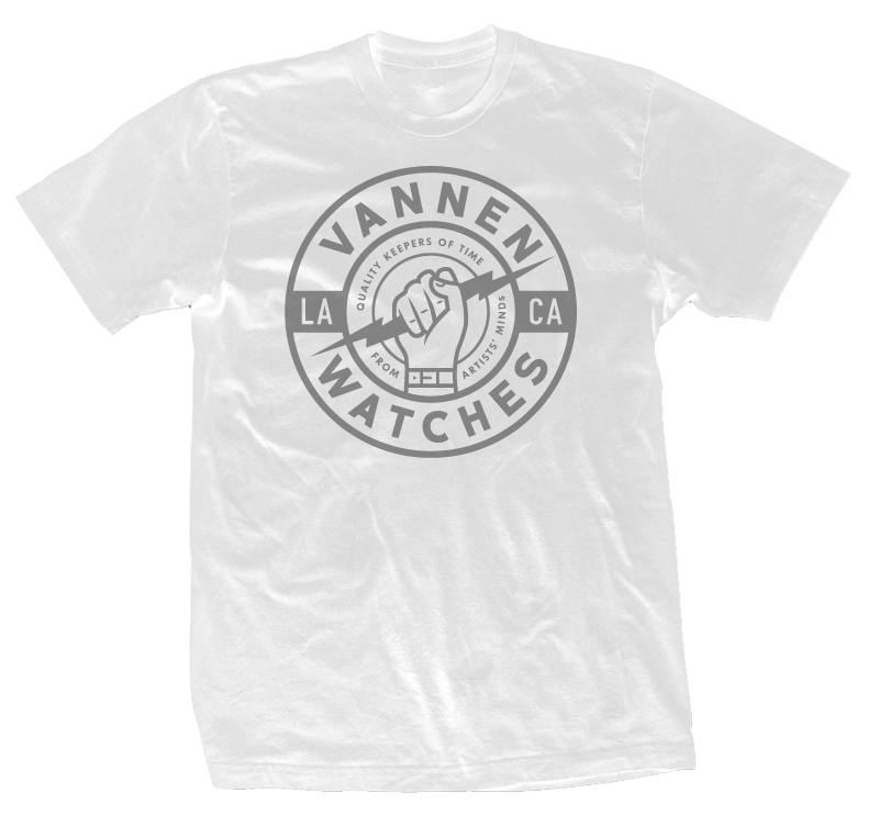 Vannen Watches White and Grey "Keeper" T-Shirt