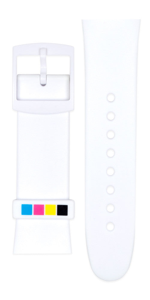 Limited edition Vannen Watches CMYK White Strap Set