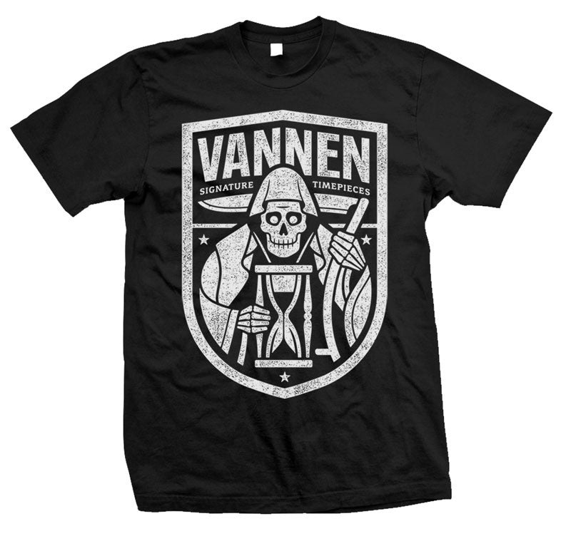 Vannen Watches White & Black Reaper T-Shirt
